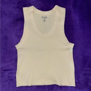 Brandy Melville Connor Tank in Light Yellow (RARE COLOR)